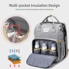 sacs à couches étanches multifonctions pour bébé, sac à dos de voyage pour nouveau né de 0 à 12 mois, valises, 20l