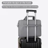 sac à manches pour ordinateur portable 14 15.6 pouces, étui pour macbook air pro tablette, sac de transport de voyage portable étanche, sac à main pour ordinateur