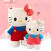 40/60/80 cm grande taille hello kitty en peluche étui en cuir sanrio kawaii peluche poupée dessin animé en peluche jouet étui en cuir oreiller cadeau de vacances
