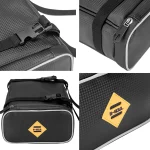 Selle de vélo siège arrière sac de rangement siège arrière de moto porte-bagages sac arrière moto sac de selle pour porte-bagages