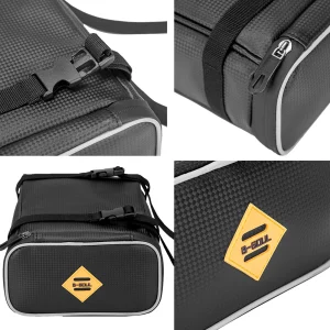 Selle de vélo siège arrière sac de rangement siège arrière de moto porte-bagages sac arrière moto sac de selle pour porte-bagages