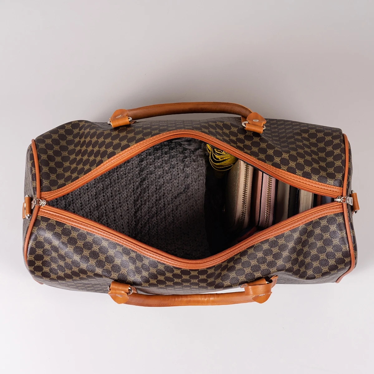 sac à main organisateur de bagages de couleur foncée à motifs matures et élégants, robuste et durable avec fermeture éclair lisse, grande capacité pour transporter des costumes, des vêtements, des documents, des ordinateurs portables, des chaussures, une seule épaule, convient à toutes les saisons, aux voyages, aux affaires