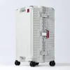 valise à poignée large valise de voyage hommes 20 24 26 bagage à main femmes pc cadre en aluminium boîtier de chariot