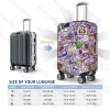 housse de protection élastique pour bagages, série télévisée friends, moments emblématiques, combinaison à fermeture éclair pour sac de 18 à 32 pouces, housses de valise, chariot de voyage