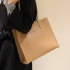 sac fourre tout pour femmes, sacs à main de grande capacité, luxe, haute qualité, cuir pu, sac à bandoulière simple de styliste, aseoка Ж galega