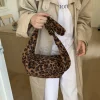 sac à bandoulière imprimé animal demi lune sacs à bandoulière pour femmes sacs à main et sacs à main de créateur de mode sac hobo léopard vintage