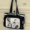 ballet fille grande appétit itabag japonais bidimension unique épaule sac à bandoulière cadeau pour amis femmes sac à main cadeau