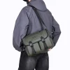 sac messager en tissu imperméable pour hommes, cartables à la mode, sacs initiés, grande capacité, sac à main pour hommes, sac initié, haute qualité