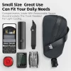 west biking sacoche de dégager de vélo ultralégère, sac à outils de cyclisme portable, sac arrière de vélo, accessoires de vélo de route vtt, mode 3 documents, 0,8 l