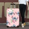 disney stitch – valise légère, protection de bagage, adaptée aux hommes et aux femmes, équipement essentiel de voyage