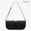 sac à main français de luxe et à la mode, asymétrique épaule dénudée, sac à main de transport en peau de vache, sac de bâton français décontracté et simple
