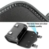 sacoches de moto universelles, sac de fourche, pochette de bagage en cuir pu, sac à outils latéral, sac de selle pour honda pour bmw pour suzuki