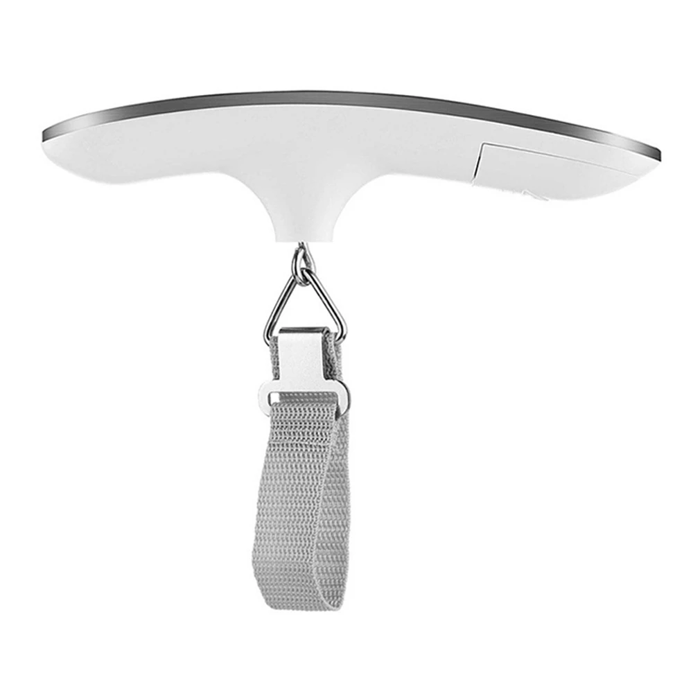 balance à bagages numérique portative 50kg/110lb, balance électronique lcd à ceinture suspendue pour valise de voyage, balance de poids électronique