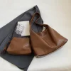 ensemble de sac à main et pochette en cuir pour femme, sac hobo décontracté, cartable à la mode, 2 pièces