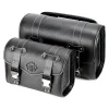 Sacoches de moto universelles, sac de fourche, pochette de bagage en cuir PU, sac à outils latéral, sac de selle pour Honda pour Bmw pour Suzuki