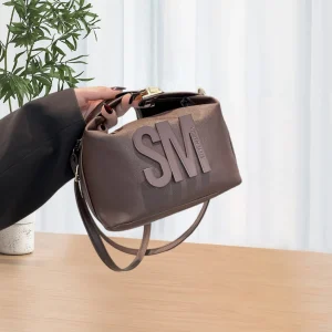 Sac à bandoulière carré pour femmes, petit sac à main à bandoulière avec lettres