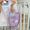 hello kitty nouveau mini sac seau dessin animé mignon personnalité femmes sac à bandoulière mode tendance mini sac à bandoulière
