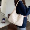 sac à main rétro souple sous les bras pour femme, sac hobo vintage, sac à main initié solide, fourre tout de grande capacité, nouveau, rétro, 03 rencontres, chime27