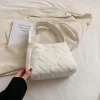 sacs fourre tout pour femmes oxford sacs à main de luxe de créateur sac à main mode coeur hiver petit sac à bandoulière matelassé rembourré sac à poignée supérieure