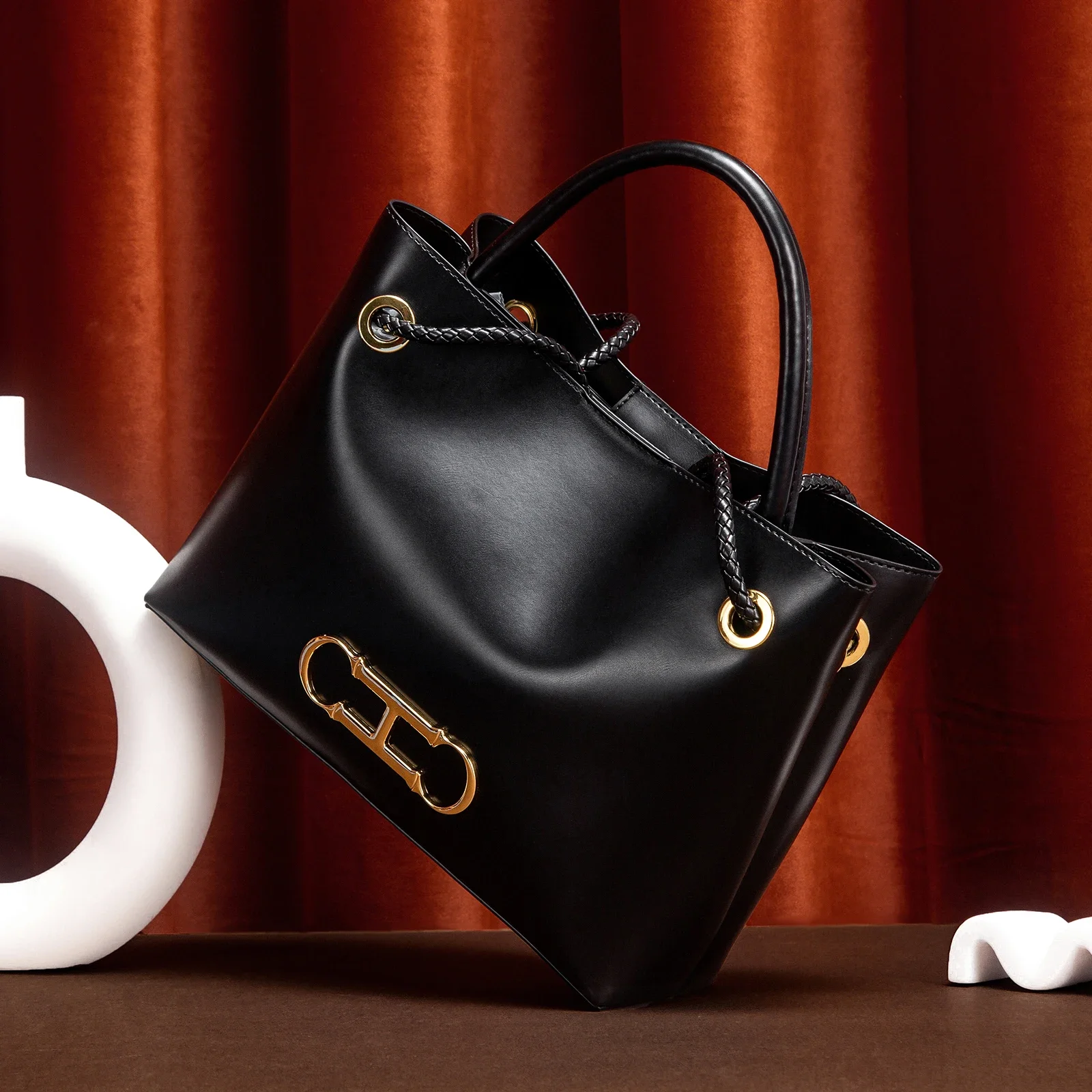 c h femmes sac à main nouveau sac fourre tout minimaliste noir double usage sacs de femme de transport