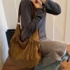 sacs à bandoulière hobo style bohémien pour femmes, fourre tout sauvage en faux daim de grande capacité, dernières sacs à main à la mode 2025