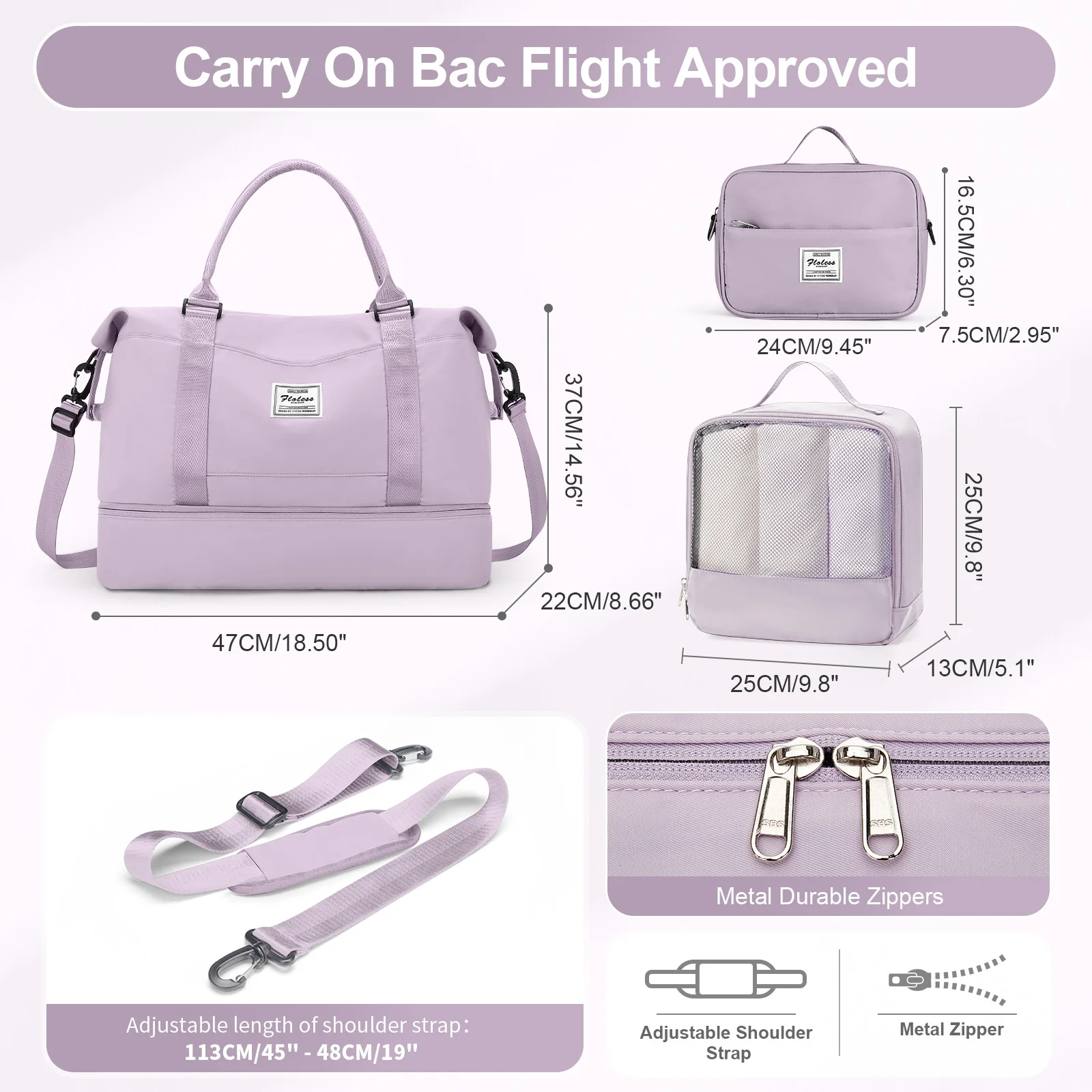 grands ensembles de valises de voyage 3 pièces avec sac de voyage, valises à carreaux avec roulettes, ensembles de bagages à main, cabine de boîte de voyage 55x42x25