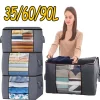 Grand sac de rangement pliable pour vêtements, valises de voyage, organisateur, sacs de courses réutilisables, sacs de rangement pour couvertures, conteneurs de rangement