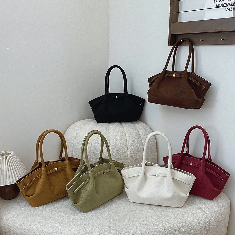 sac fourre tout de grande capacité pour femme, concis, polyvalent, haute qualité, initié, tendance, trajet sous les bras, mode, nouveau, 2025