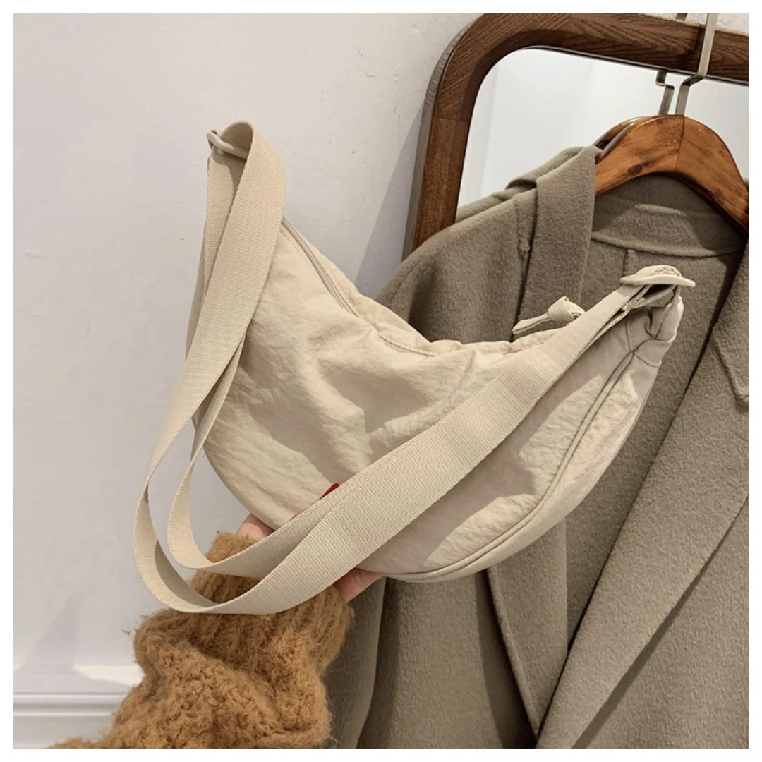 sac à bandoulière hobos en nylon décontracté pour femmes, sacs à bandoulière de styliste, fourre tout de grande capacité, sac de voyage pour dames, sacs à main 2025