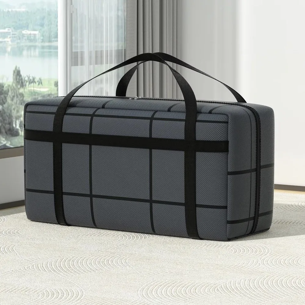 sac de rangement pour vêtements épais, gain de place, sac polochon anti poussière de grande capacité, sac de rangement de couette portable réutilisable pour dortoir