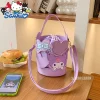 Hello Kitty nouveau Mini sac seau dessin animé mignon personnalité femmes sac à bandoulière mode tendance Mini sac à bandoulière