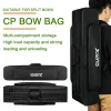 sac à bandoulière rembourré en tissu oxford, grande capacité de 85cm, étui à nœud cp fendu, carquois classique américain, sac à nœud de sortie