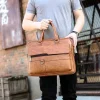 marque de luxe mallette d'affaires hommes sac à main en cuir pour homme messager sac à bandoulière bureau a4 ordinateur portable sac à bandoulière maletote sacs