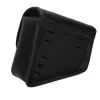 sacoche de selle latérale de moto en cuir pu, noire, Étanche, universelle, pour sportster xl 883