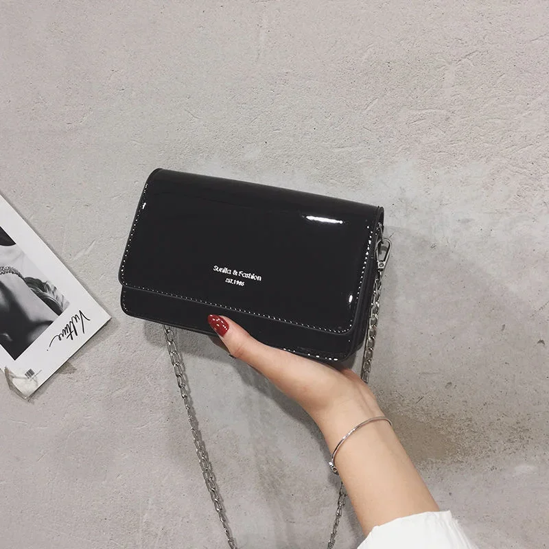 sac à bandoulière carré pour femmes, nouvelle mode argent, sac à bandoulière avec chaîne, y2k, shopping quotidien, 2023