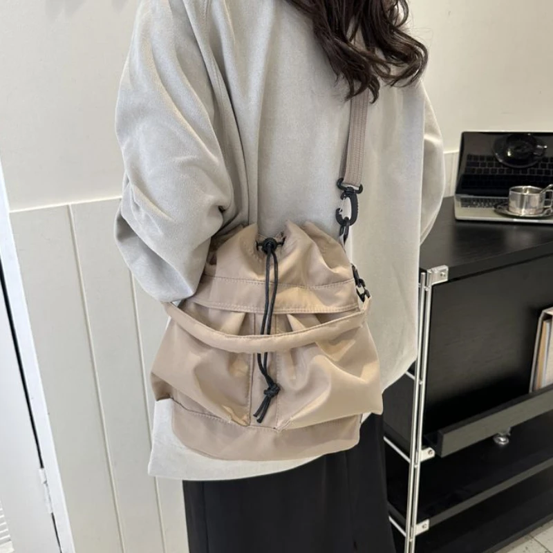 sacs à bandoulière de grande capacité pour femmes, sacs à main de créateurs rétro, loisirs initiés, étudiants, tout match, mode, 6 couleurs, e27