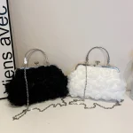 Sac à main classique en cuir pour femmes, marque de luxe haut de gamme, tendance, élégant, finition chic, sac de banlieue Vintage ​