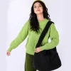 sac fourre tout, grande capacité, déplacements, sortir, sac à bandoulière, sac à main léger pour femme, sac en toile pour classe d'étudiant, style automne et hiver pour hommes, shopping, randonnée, trekking