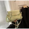 2025 sac carré texturé chic sac à bandoulière froissé pour femmes luxe bandoulière fourre tout sac minimaliste sac de banlieue sophistiqué 