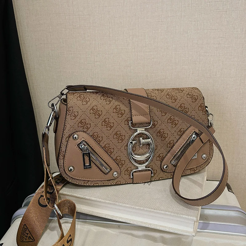 sac à bandoulière en cuir chic pour femmes, sac à main de styliste, fourre tout élégant pour dames de luxe