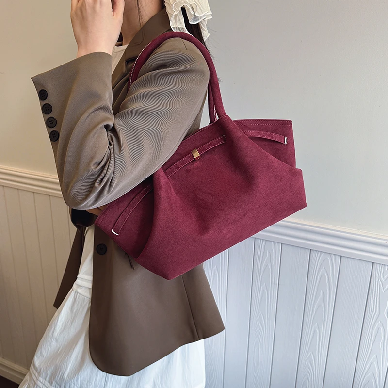 sac fourre tout de grande capacité pour femme, concis, polyvalent, haute qualité, initié, tendance, trajet sous les bras, mode, nouveau, 2025