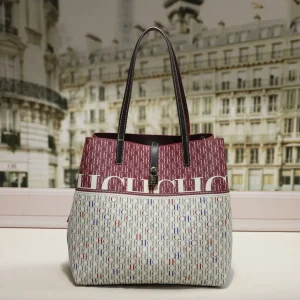 Carolina Herrera – sac seau tendance, fourre-tout de Style rétro, grande capacité, rue polyvalent, lettre imprimée, sac de luxe léger pour fille