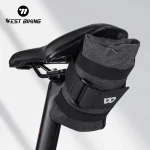 WEST BIKING – sac de selle de vélo, sac à roulettes sous le siège, sac de cyclisme, accessoire de vélo pour vélo