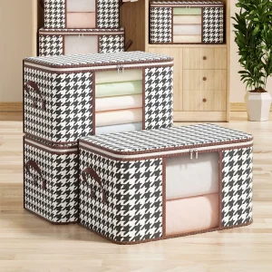 Sac de rangement imperméable pour vêtements et bagages, sac de déménagement, sac de finition de couette en coton, grande capacité, humidité, vert, 3770