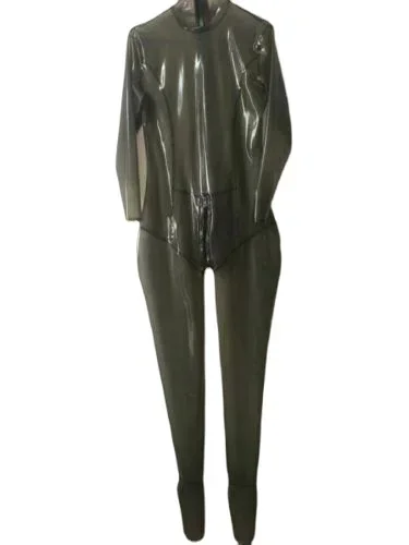 Costume Gummi Latex caoutchouc noir imperméable collants vêtements siamois 0.4mm taille S-XXL Costume Gummi Latex caoutchouc noir imperméable collants vêtements siamois 0.4mm taille S-XXL