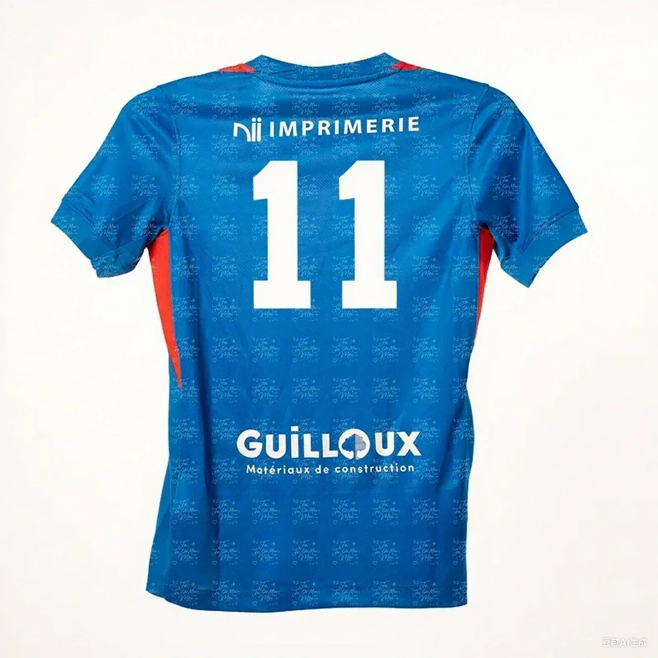 maillot domicile sm caen adulte 25 26, combinaison de football, style sportif, numérique 3d, pour hommes et femmes, haut parent enfant, manches courtes