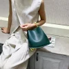 sac fourre tout seau irrégulier élégant pour femmes, poignée en métal haut de gamme, sacs à bandoulière en cuir pu, pochette de mariage