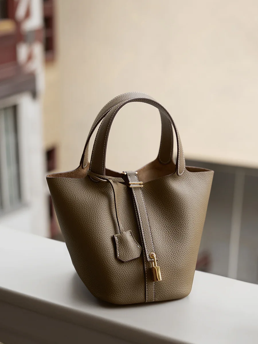 sac 2025 nouveau seau panier de chou sac pour femme sac à main en cuir sac de maman sac de mariage de mariée haut de gamme