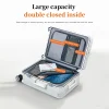 bagage de 24 pouces avec cadre en aluminium, tige de traction large et ouverture avant, ainsi que une valise de voyage de 20 pouces de grande valeur (pull r