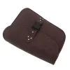 sac de selle en cuir marron pour moto, sac à outils latéral pour bagages, universak adapté pour honda yamaha suzuki harley sportster xl 883 xl1200
